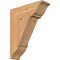 Ekena Millwork Traditional Traditional Smooth Bracket, Western Red Cedar, 5 1/2"W x 18"D x 22"H BKT06X18X22TRA01SWR - alternate 1